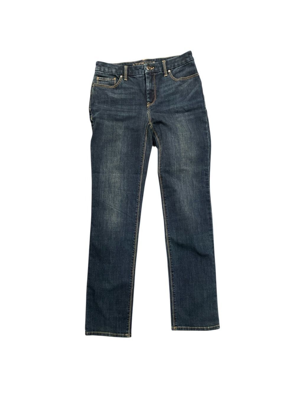 Chico’s 00 Dark Wash Slim Leg Jeans – Stretch Denim Toronto Street